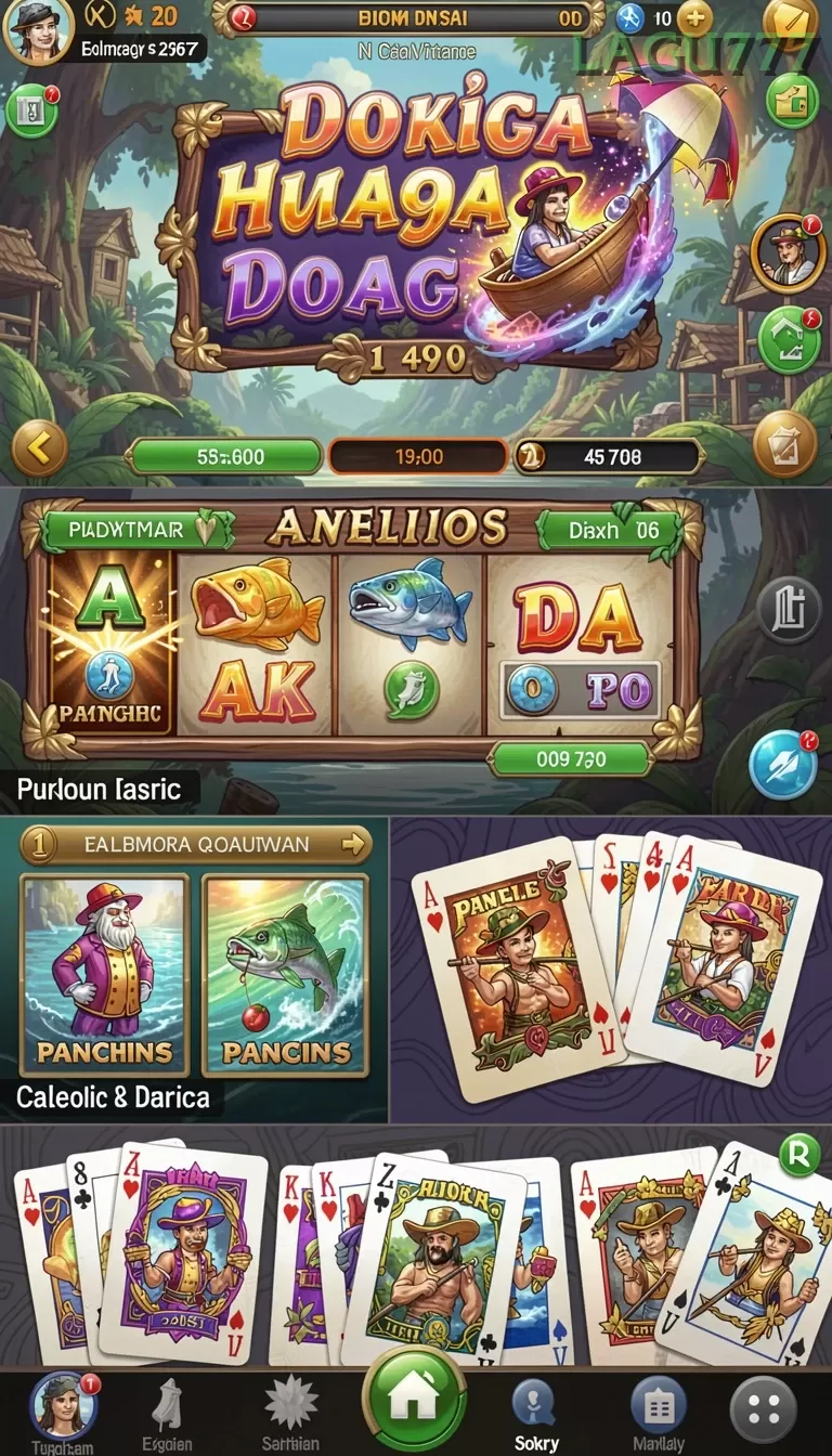 Cuplikan layar MAWARTOTO — menu navigasi